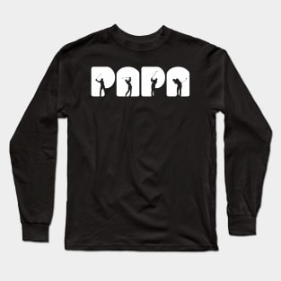 Papa Golf For For Dad Long Sleeve T-Shirt